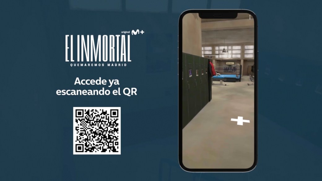 El Inmortal en realidad aumentada un QR que lleva a la experiencia de el inmortal en realidad aumentada