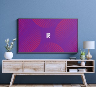 Televisión en una sala de estar