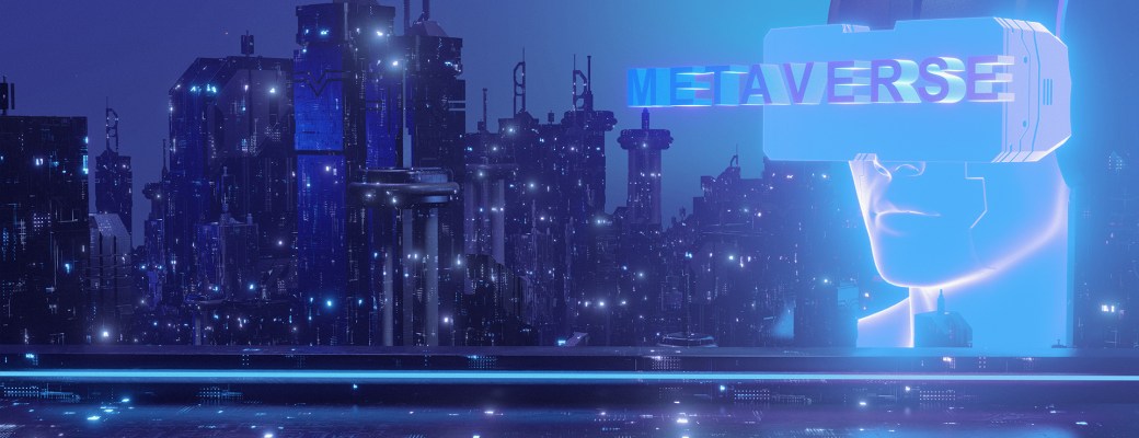 Ciudad digital y gafas de realidad virtual