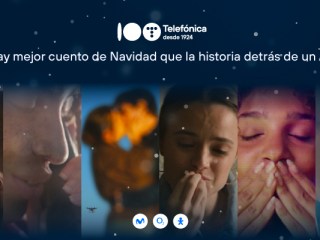 centenario telefonica campaña un beso