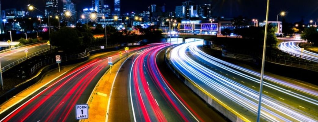 Carretera de noche