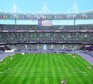 Juegos Olímpicos - Pista de atletismo sostenible