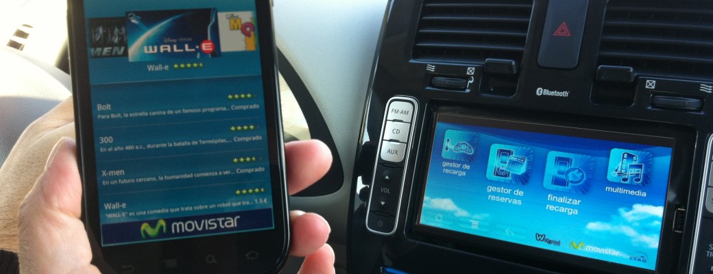 Recargar música multimedia en coche