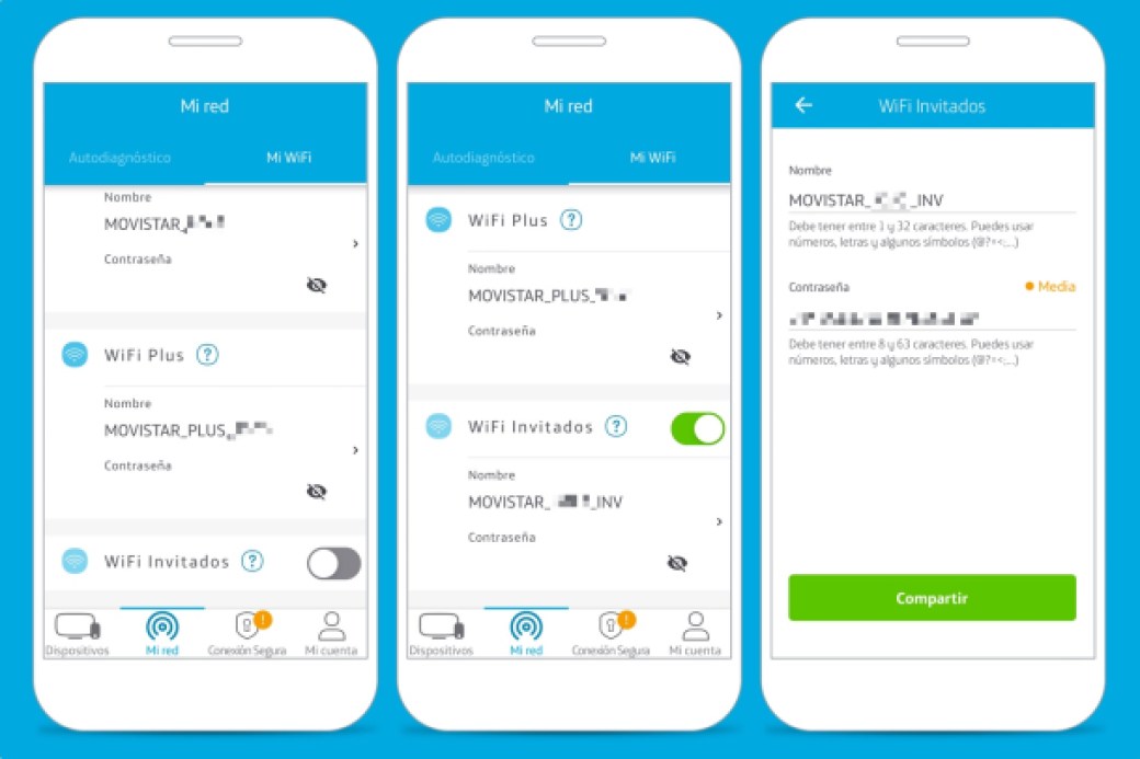Compartir WiFi para invitados