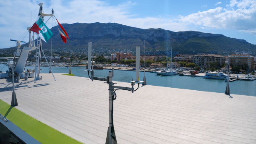 Antena para barcos 5G