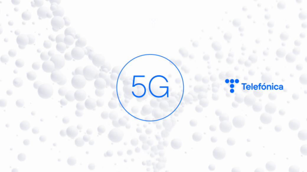 Logos de 5G y Telefónica
