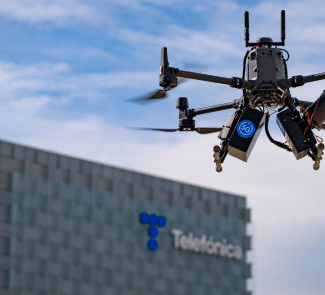 vuelo de drones