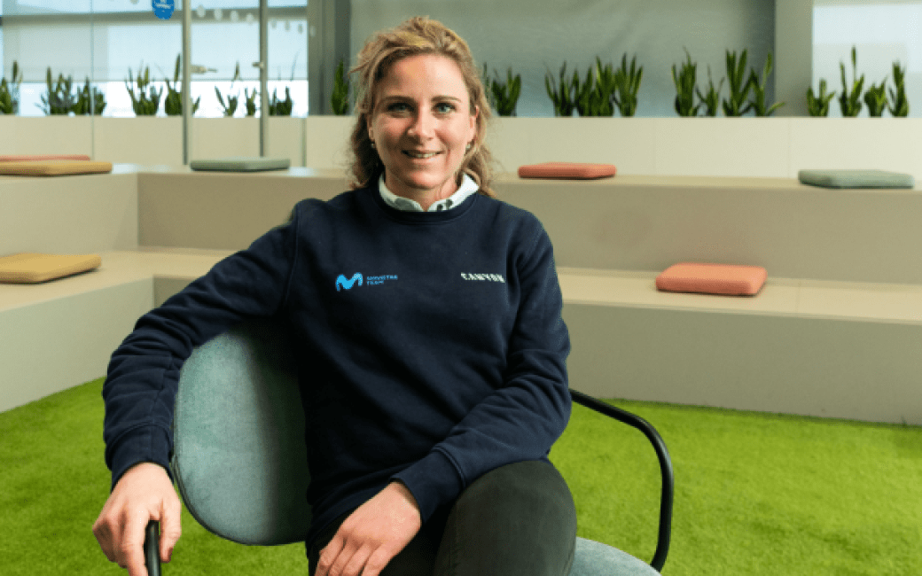 lider positivo annemiek van vleuten movistar team femenino
